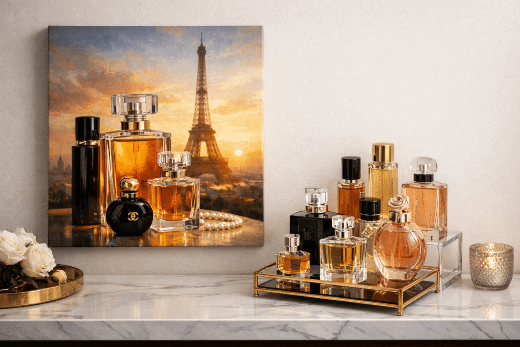 KOLEKCJA PERFUM: JAK EKSPOZYCJONOWAĆ I STYLOWO DEKOROWAĆ POKÓJ – PORADNIK DLA PERFUMISTY